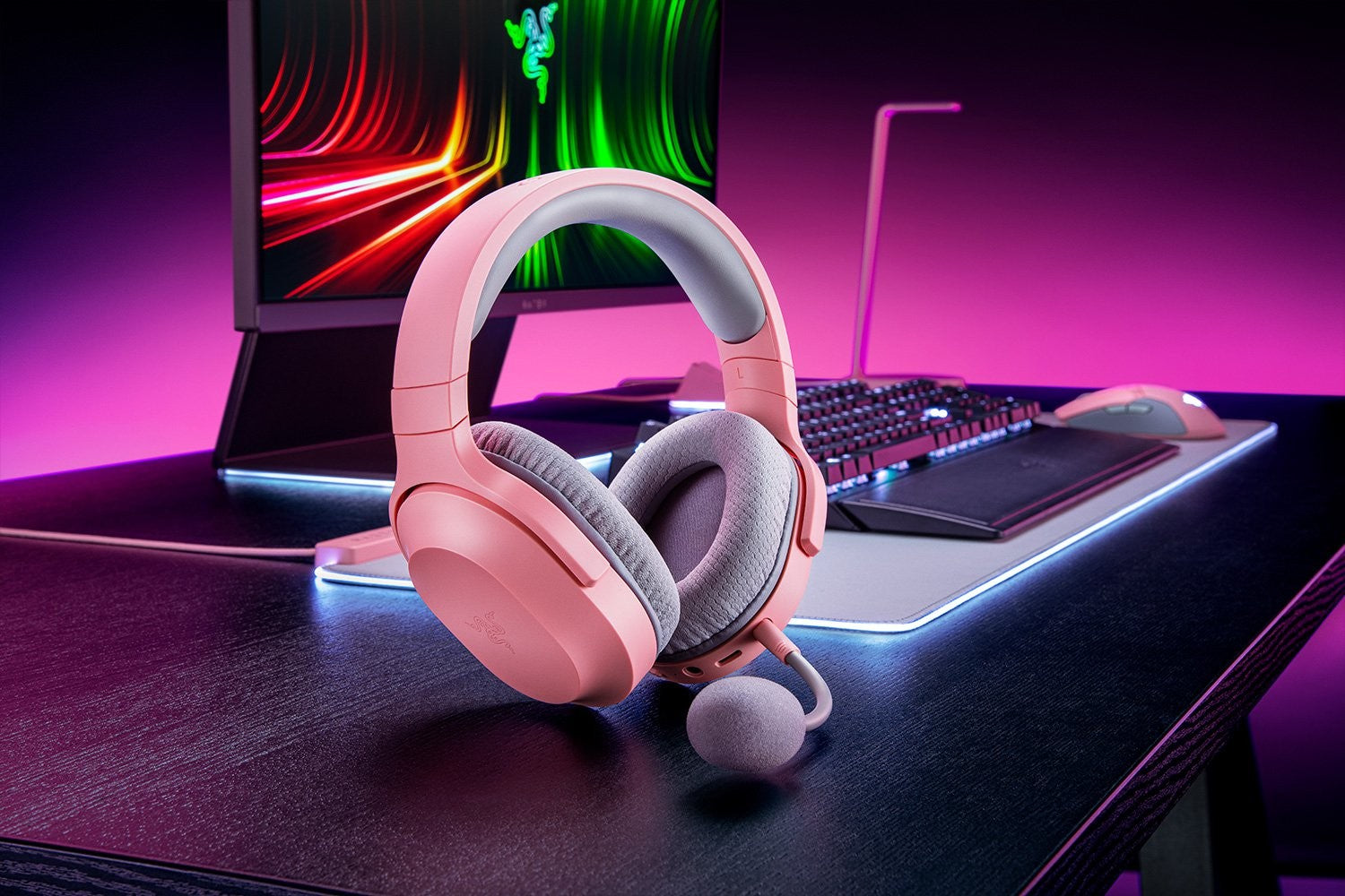 Razer Barracuda X Casque Avec fil &sans fil Arceau Gaming USB Type-C Bluetooth Rose