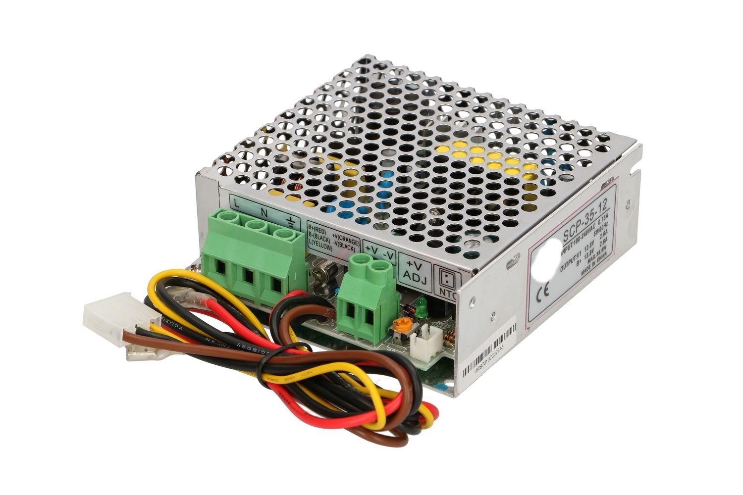 Extralink SCP-35-12 POWER SUPPLY WITH BATTERY CHARGER 13.8V 35W 12V ZASILACZ BUFOROWY transformateur de puissance d'alimentation Gris