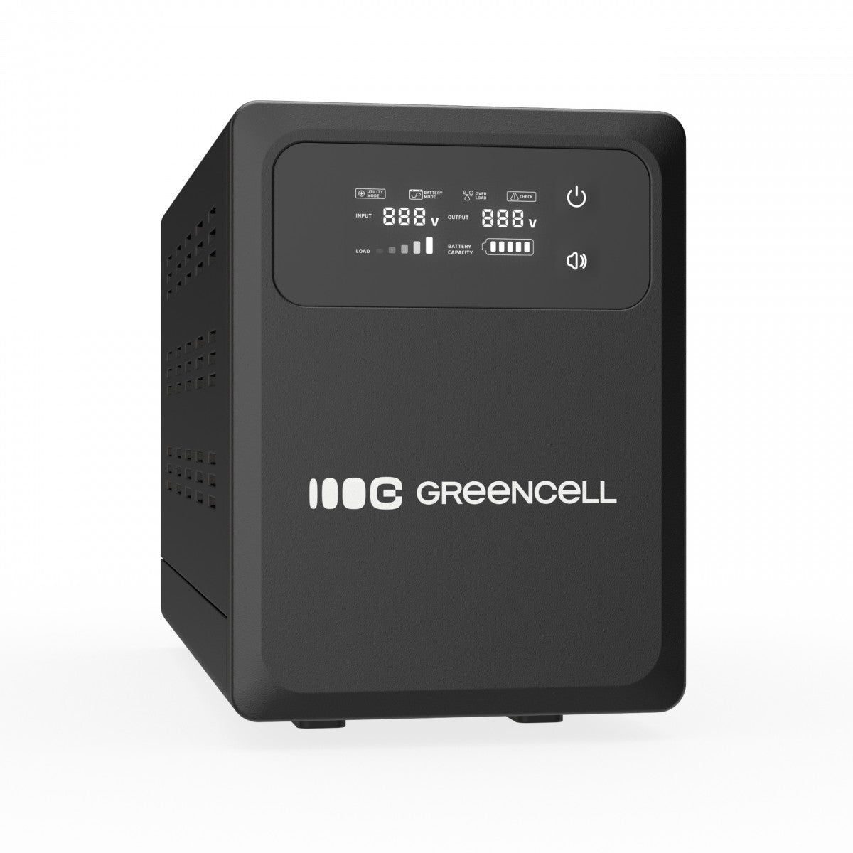 Green Cell UPSLPPC800 Onduleur AVR UPS 1200VA 800W PowerCore 12 VDC avec écran LCD