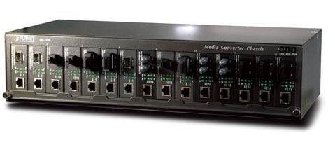 PLANET MC-1500 convertisseur de support réseau Noir