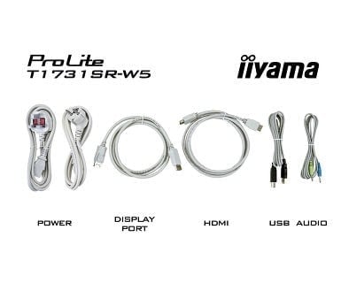 "iiyama ProLite T1731SR-B5 moniteur a écran tactile 43,2 cm (17"") 1280 x 1024 pixels une seule pression Noir"