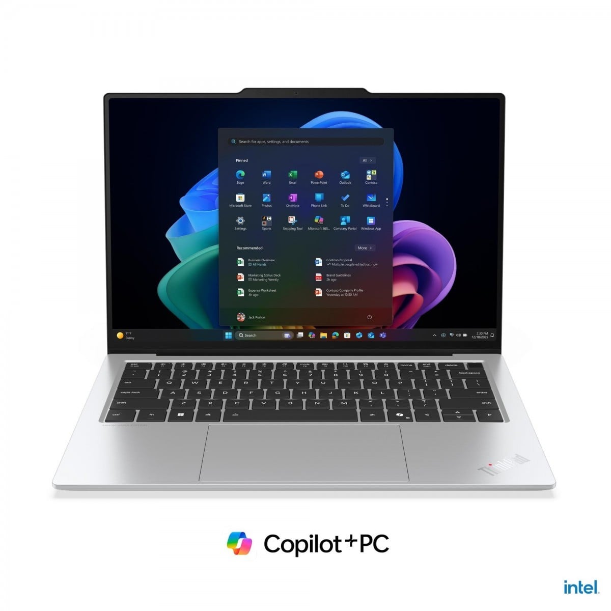"Lenovo ThinkPad X9-14 Gen 1 Aura Edition Copilot+ PC Intel Core Ultra 7 258V Ordinateur portable 35,6 cm (14"") Écran tactile 2.8K 32 Go LPDDR5x-SDRAM 1 To SSD W"