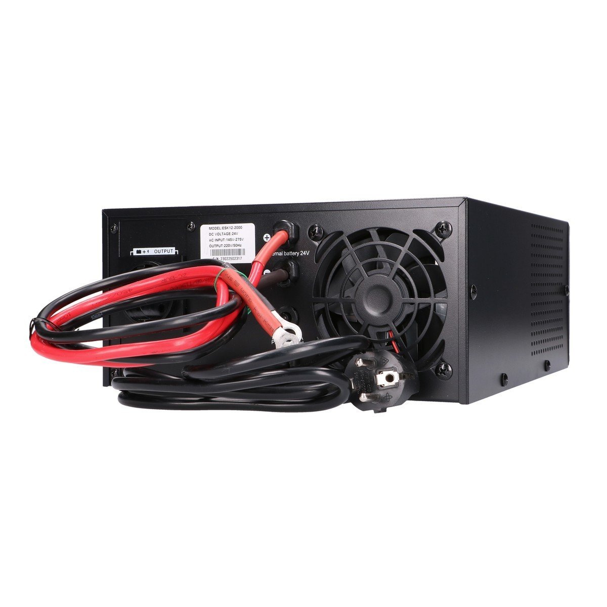 Extralink Piorun 1500VA/1200W remplaçant pour Volt Sinus Pro | Onduleur | Onde sinusoidale pure, tension de la batterie 24V DC