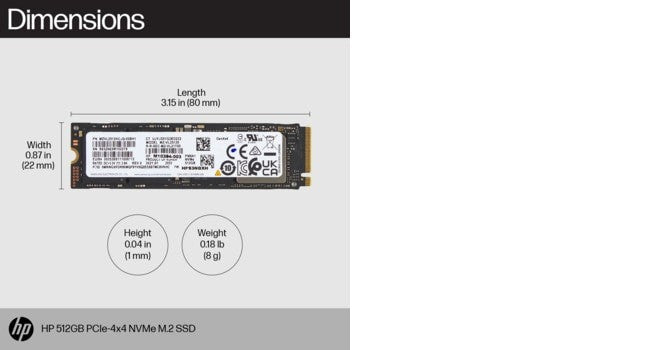 P 512GB PCIe NVMe M.2 SSD
