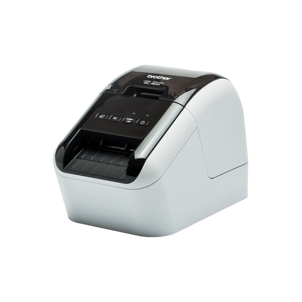 BROTHER QL-800 Label printer two-colour monochrome direct thermal Roll 6.2 cm 300x600dpi 93 labels/min USB cutter Black White