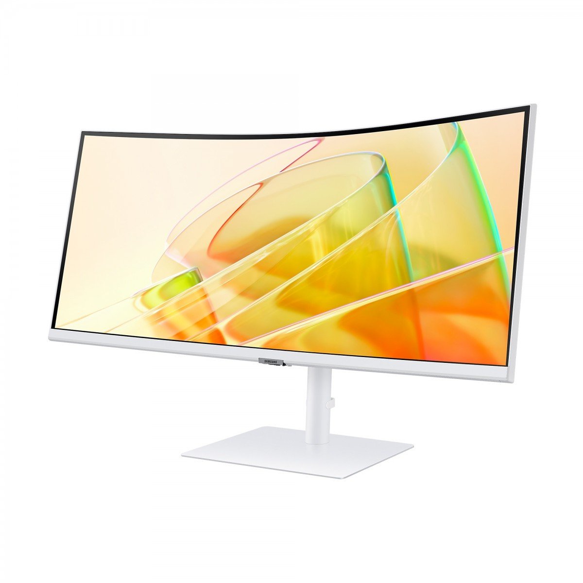 Samsung ViewFinity S65TC - Ecran incurvé -34''- 3440 x 1440 UWQHD- @ 100Hz - VA - HDR10-2x Thunderbolt 4 90W- DP- LAN- Blanc