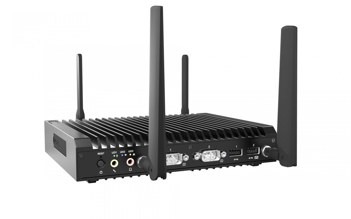 Lenovo ThinkEdge SE10 Intel Atom® x6425RE 8 Go DDR4-SDRAM 256 Go SSD Windows 11 IoT Enterprise Mini PC Noir