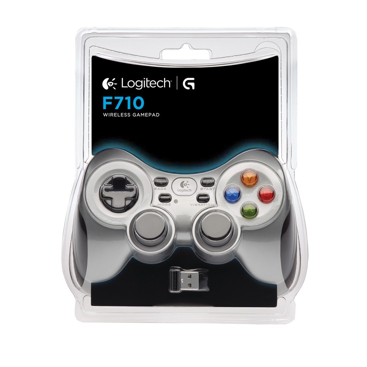 LOGITECH Wireless Gamepad F710 Gamepad 10 buttons wireless 2.4 GHz for PC
