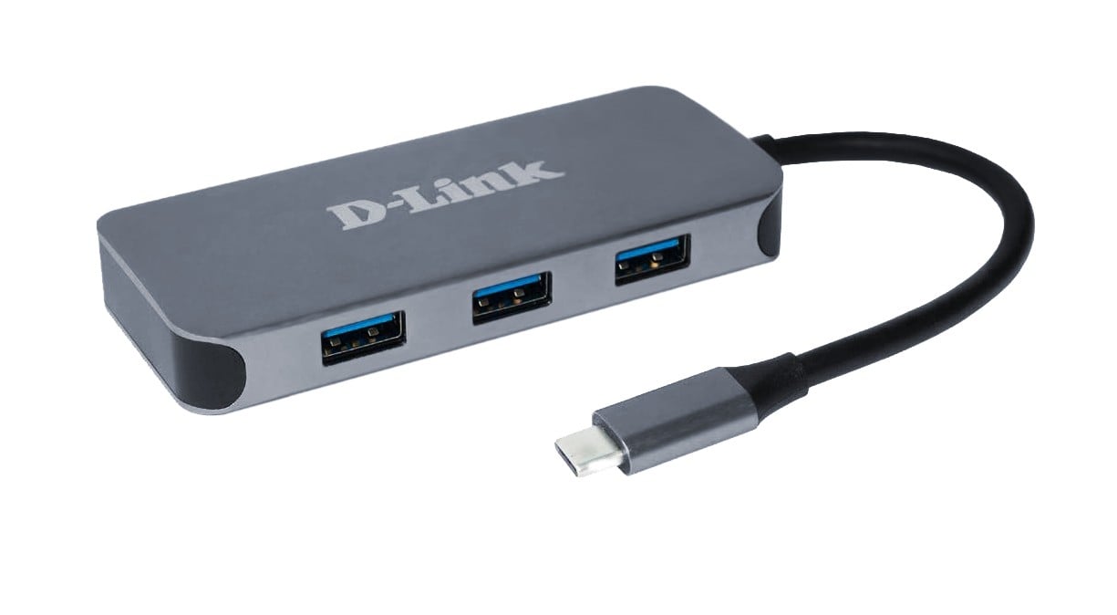 D-Link Hub USB-C 6-en-1 avec HDMI/Gigabit Ethernet/alimentation DUB-2335