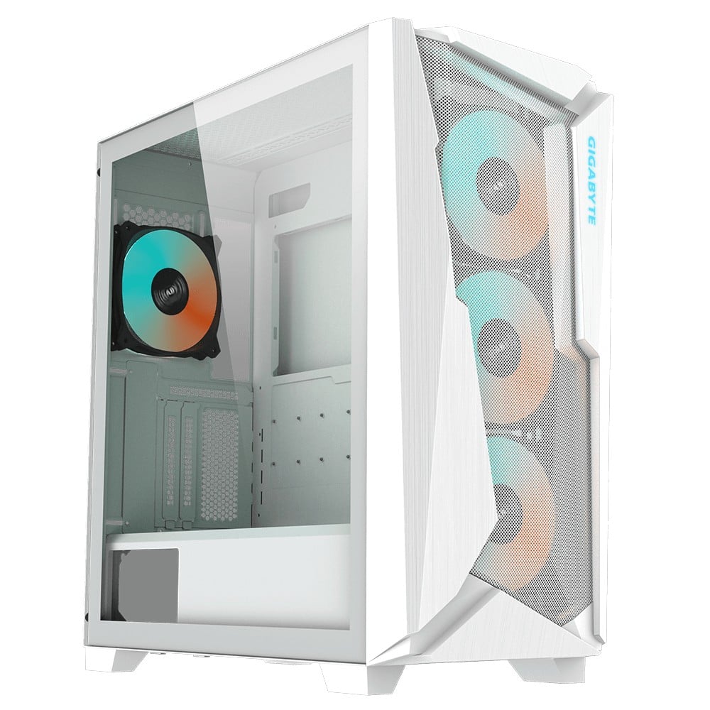 Gigabyte C301 GLASS WHITE unité centrale Midi Tower Blanc