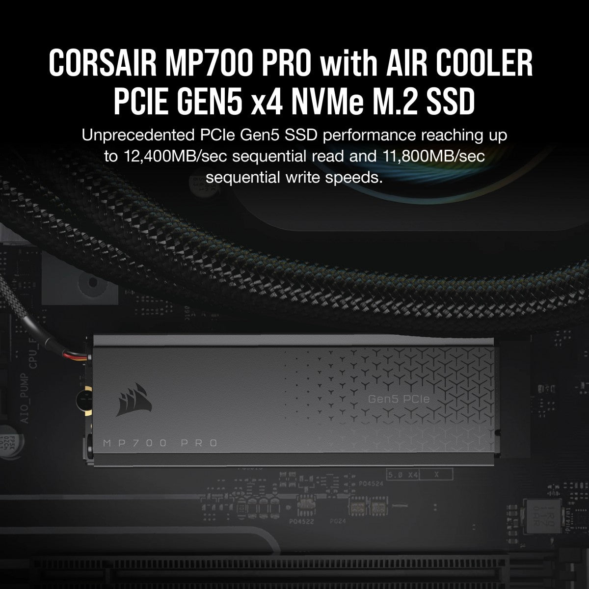 Corsair MP700 PRO 2 To M.2 PCI Express 5.0 NVMe 3D TLC NAND