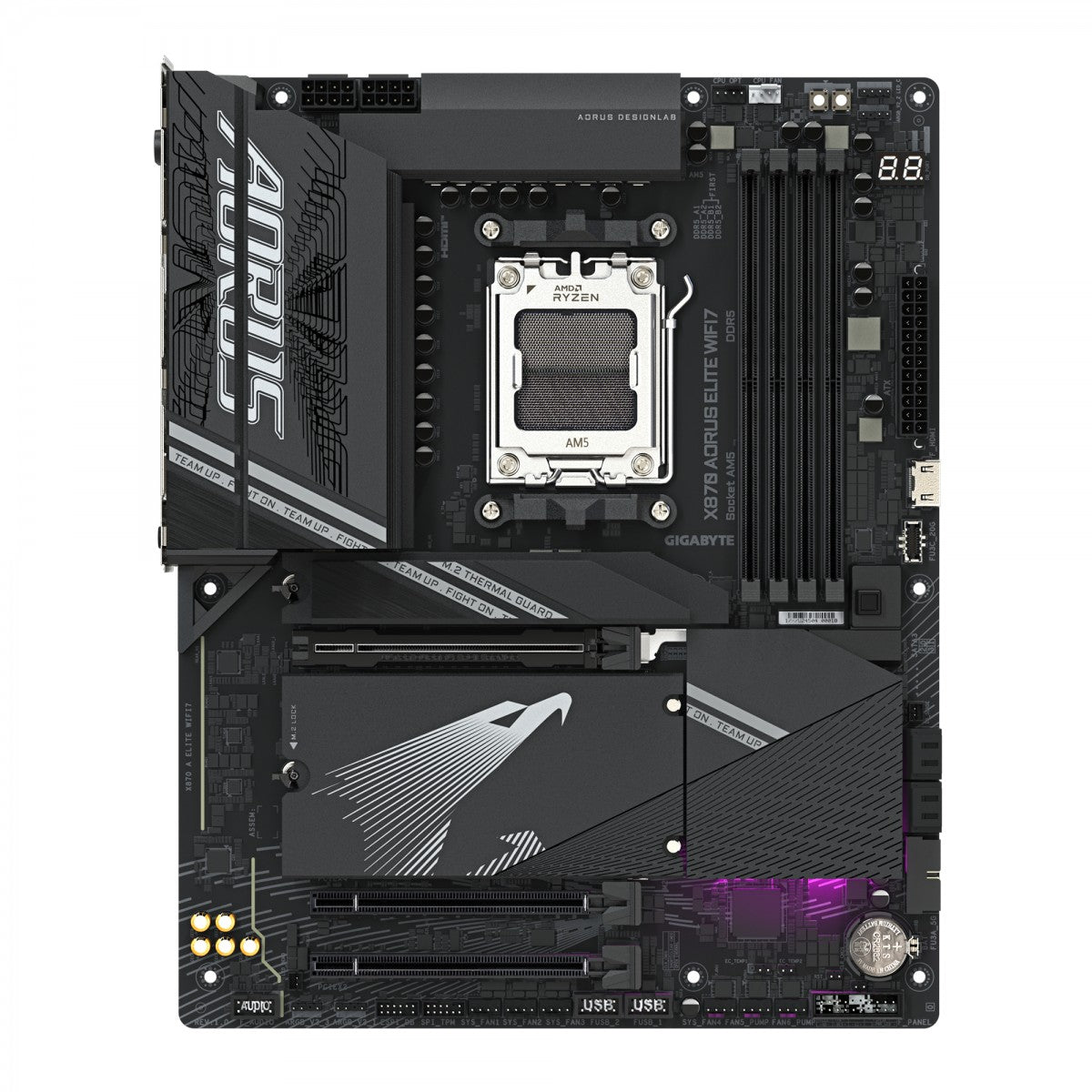 GIGABYTE X870 AORUS ELITE WIFI7 AMD X870 Emplacement AM5 ATX