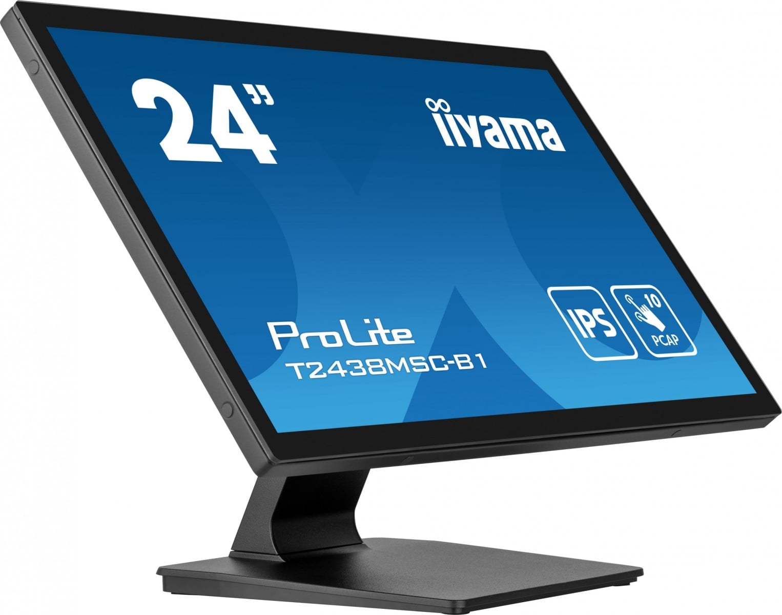 "iiyama ProLite T2438MSC-B1 écran plat de PC 60,5 cm (23.8"") 1920 x 1080 pixels Full HD LED Écran tactile Noir"