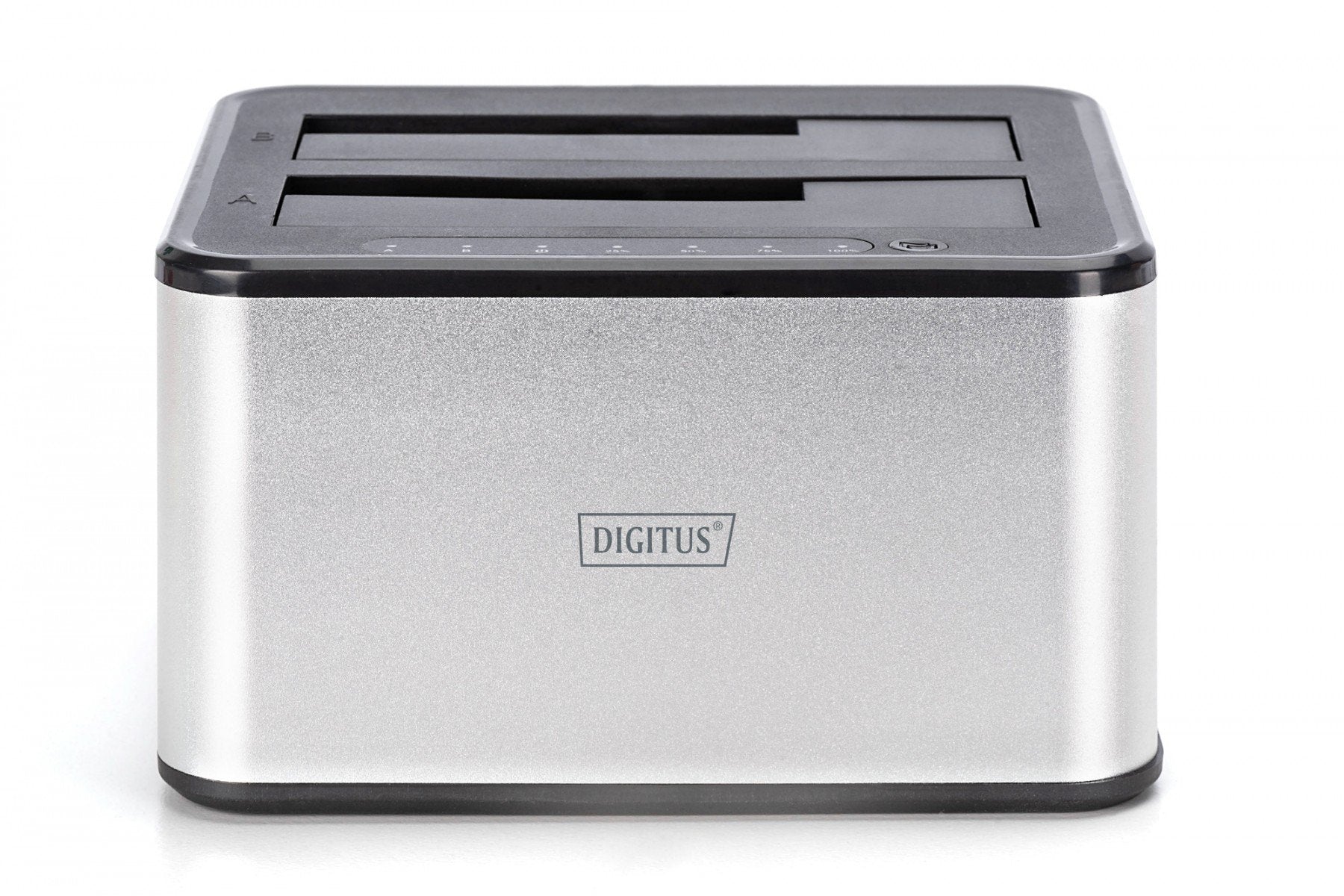 "Station d'accueil USB 3.0 Super Speed pour jusqu'a 2x SSD/HDD 2.5/3.5"" SATA III max. 2x20 To avec fonction de clonage"