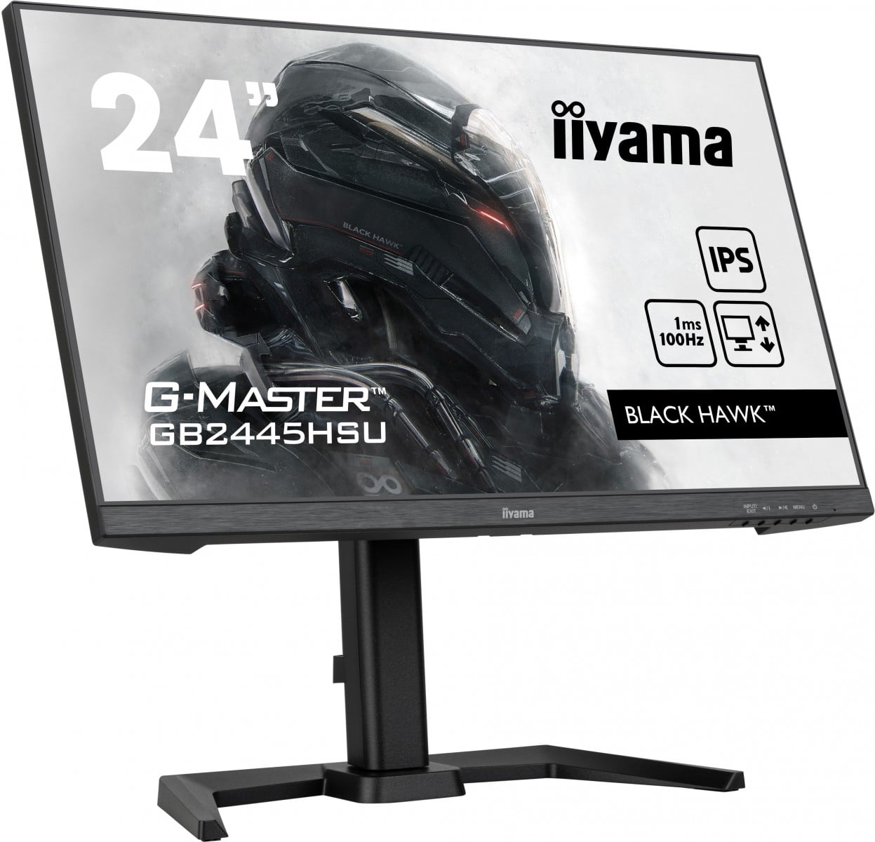 "iiyama G-MASTER GB2445HSU-B1 écran plat de PC 61 cm (24"") 1920 x 1080 pixels Full HD LED Noir"