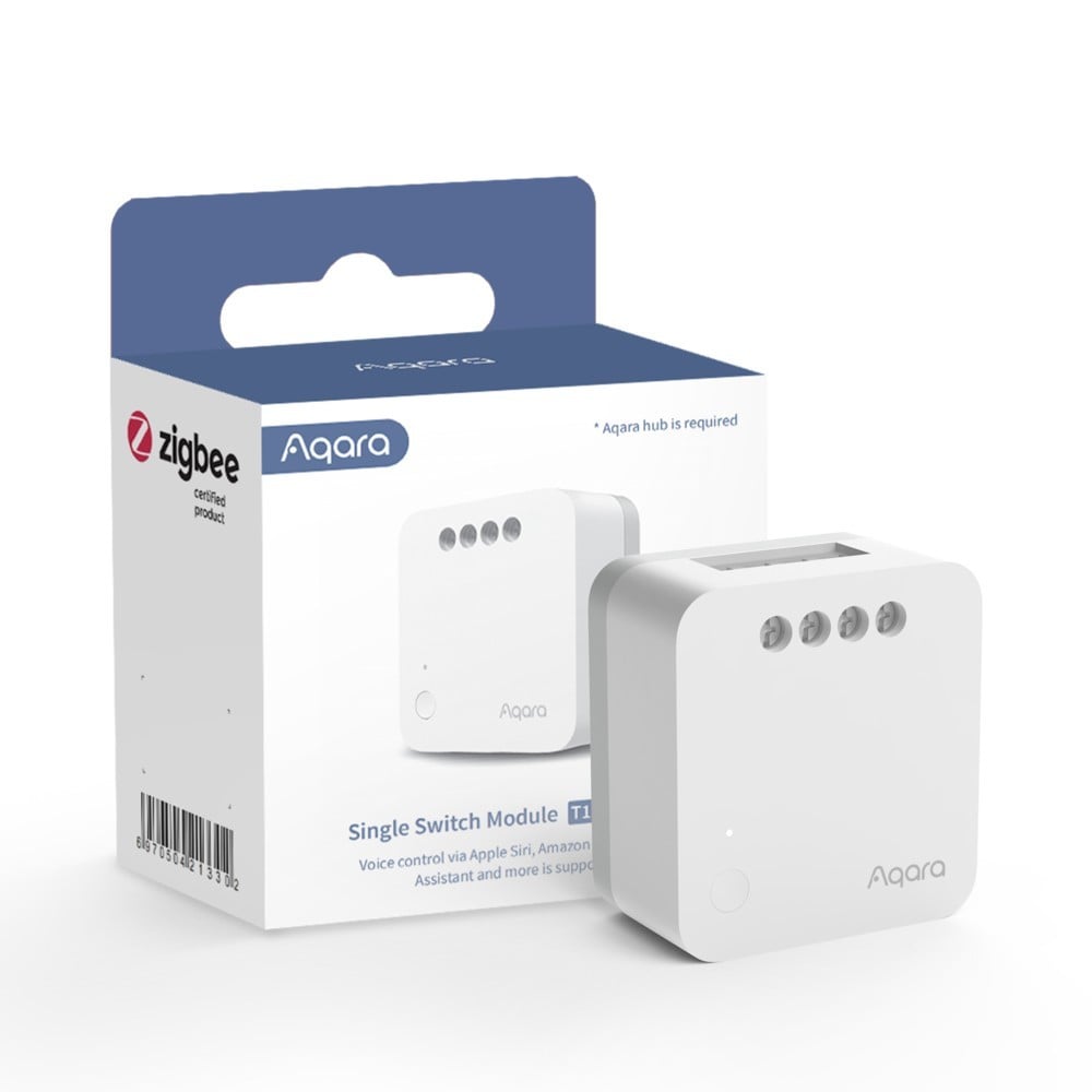 Aqara SSM-U02 contrôleur d'éclairage domestique intelligent Avec fil &sans fil Blanc