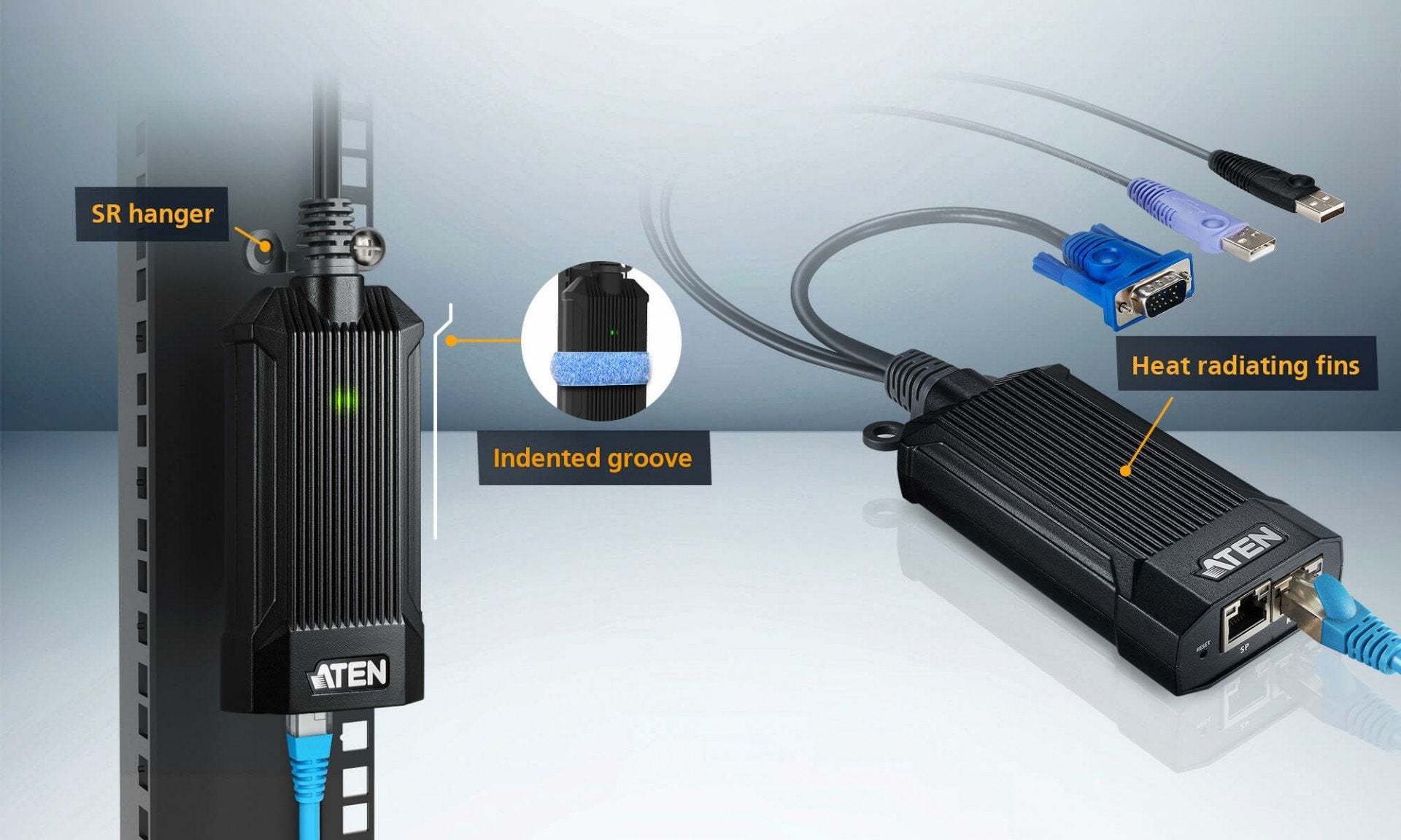 ATEN KG1900T Premium Module VGA/USB pour KVM IP Omnibus