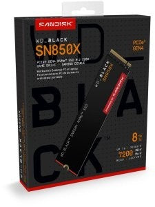 WD Black SN850X PCIe Gen 4 Gaming SSD 8To