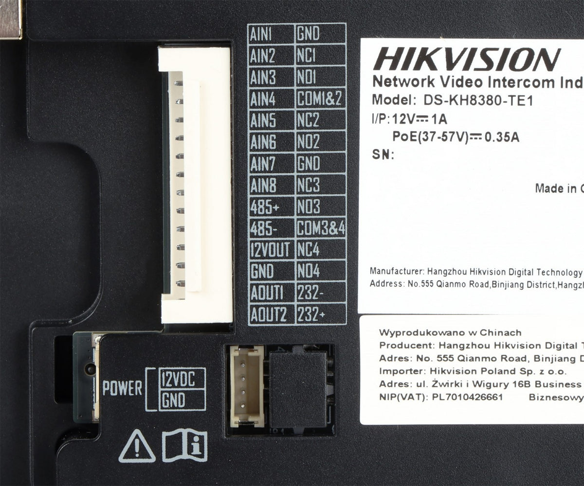 Hikvision DS-KH8380-TE1 Station intérieure série 8