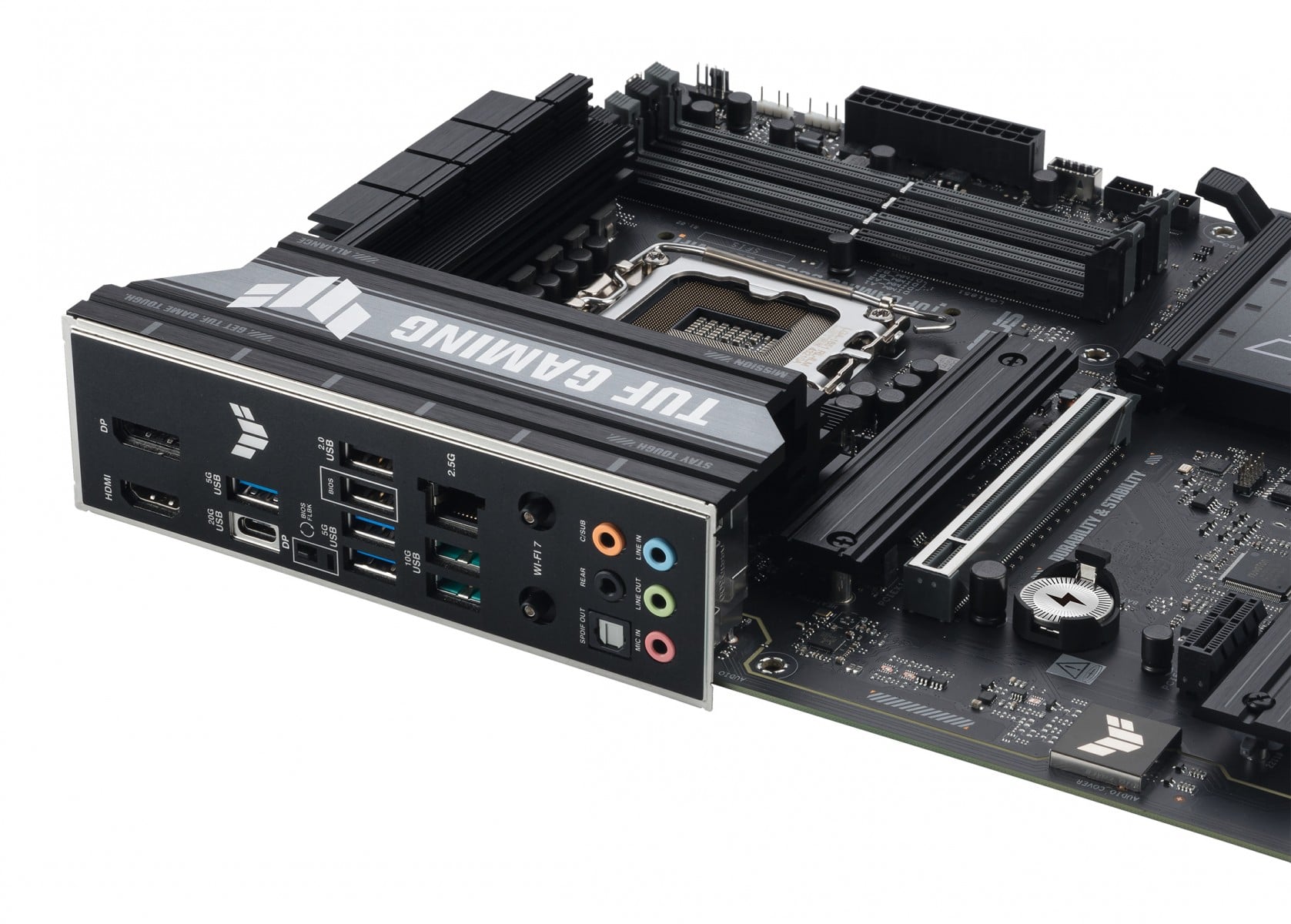 ASUS TUF GAMING B860-PLUS WIFI LGA1851 DDR5 ATX MB DDR5 1xHDMI 1xDP 3xM.2 4xSATA