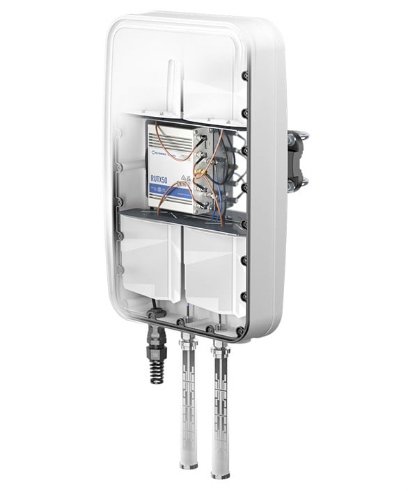 QuMax Omni for RUTX50 - 4x, Antenna 5G Band71 + Wi-Fi