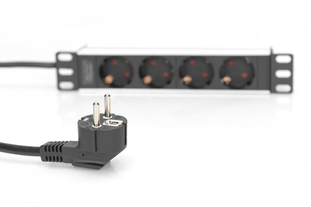 Digitus DN-95418 unité de distribution d'énergie 4 sortie(s) CA 0U/1U Noir