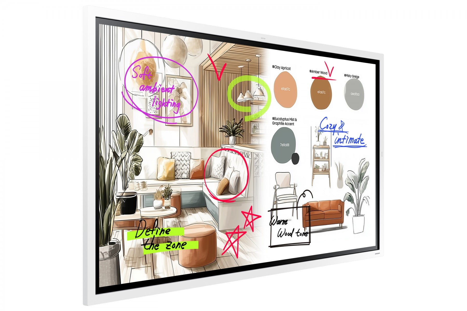 Samsung Flip Pro 55" UHD WM55F-X