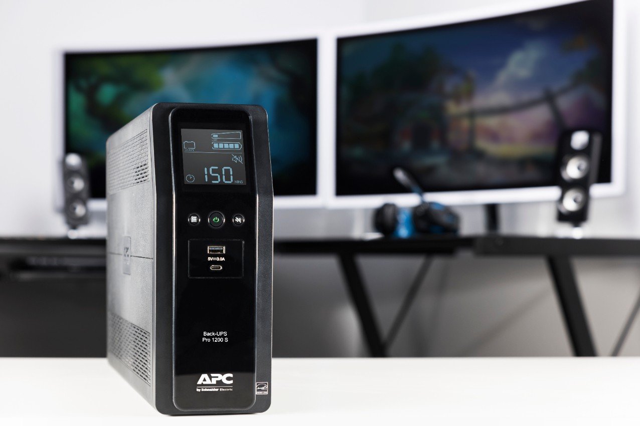 APC Back-UPS Pro BR1200SI UPS AC 220-240V 720Watt 1200VA USB output connectors 8 Black