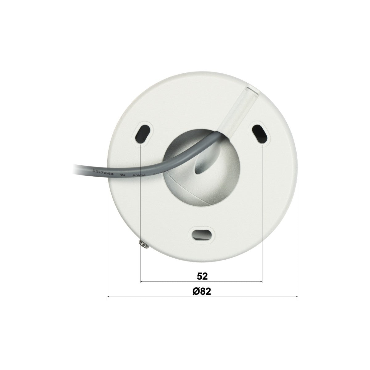 Hikvision DS-2CE76K0T-LMFS(2.8mm) Caméra Turret Audio a Lumiere Hybride Intelligente 3K Fixe