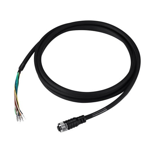 Hanwha SPP-C12020P Câble d'alimentation, couleur noire, 2m