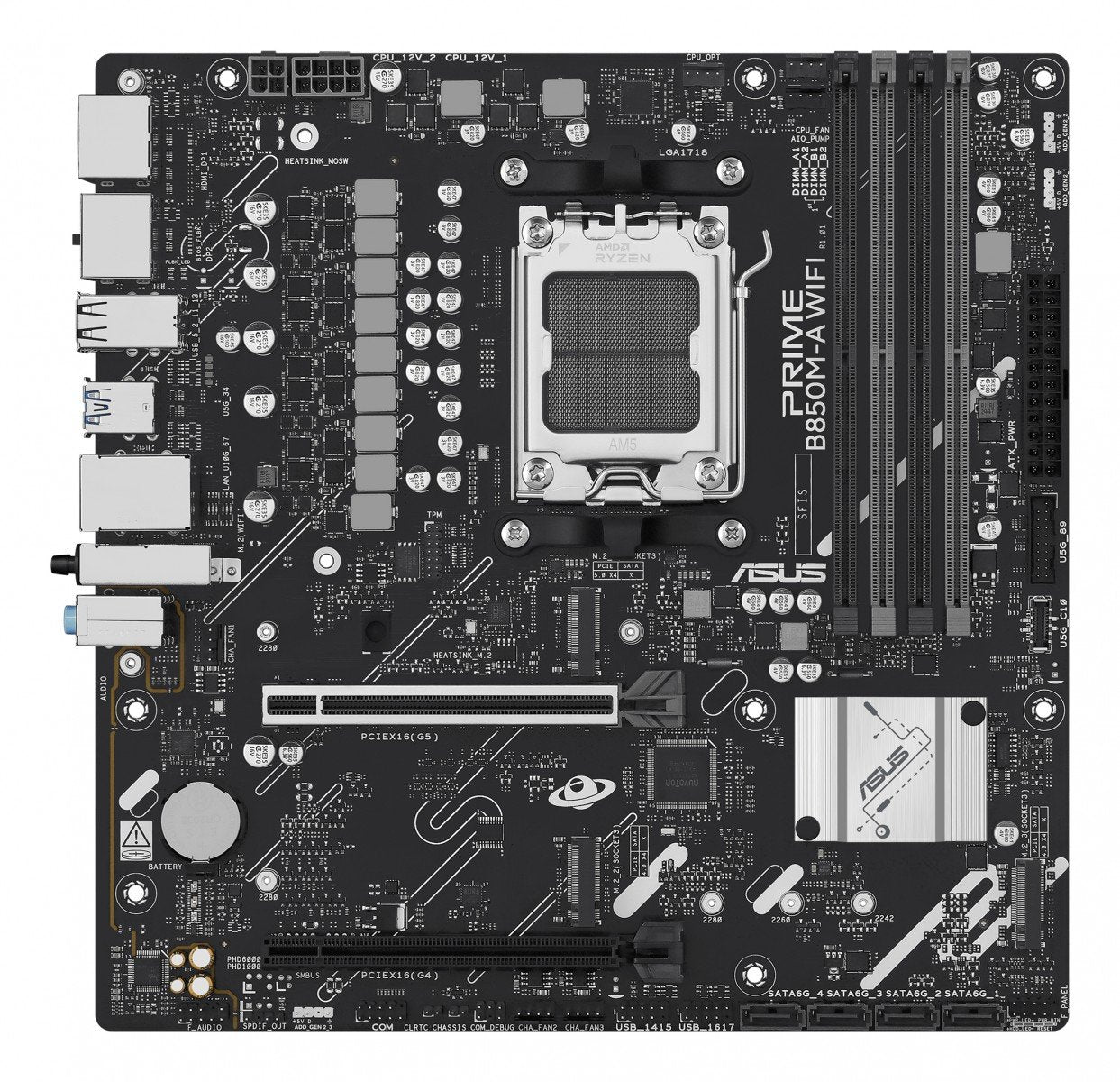 ASUS PRIME B850M-A WIFI AM5 MB 4xDDR5
