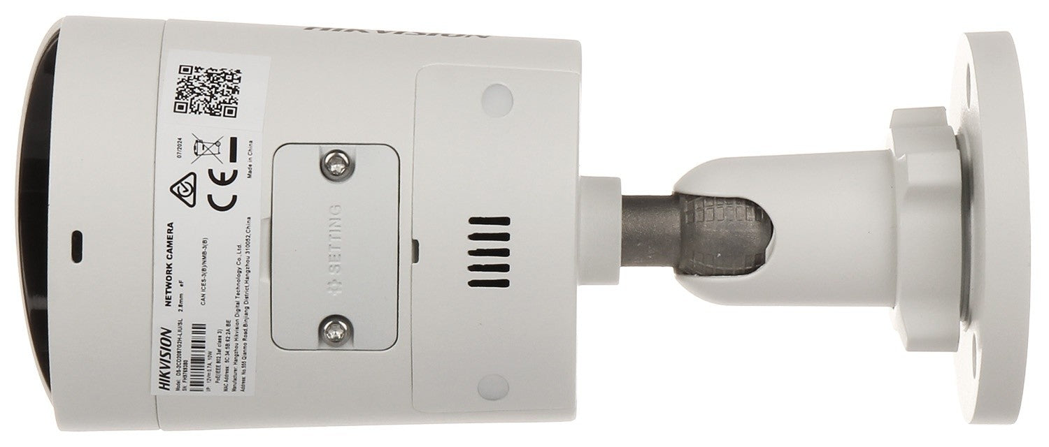 Hikvision DS-2CD2087G2H-LIU/SL(2.8mm)(eF) 8 MP Smart Hybrid Light with ColorVu Fixed Mini Bullet Network Camera