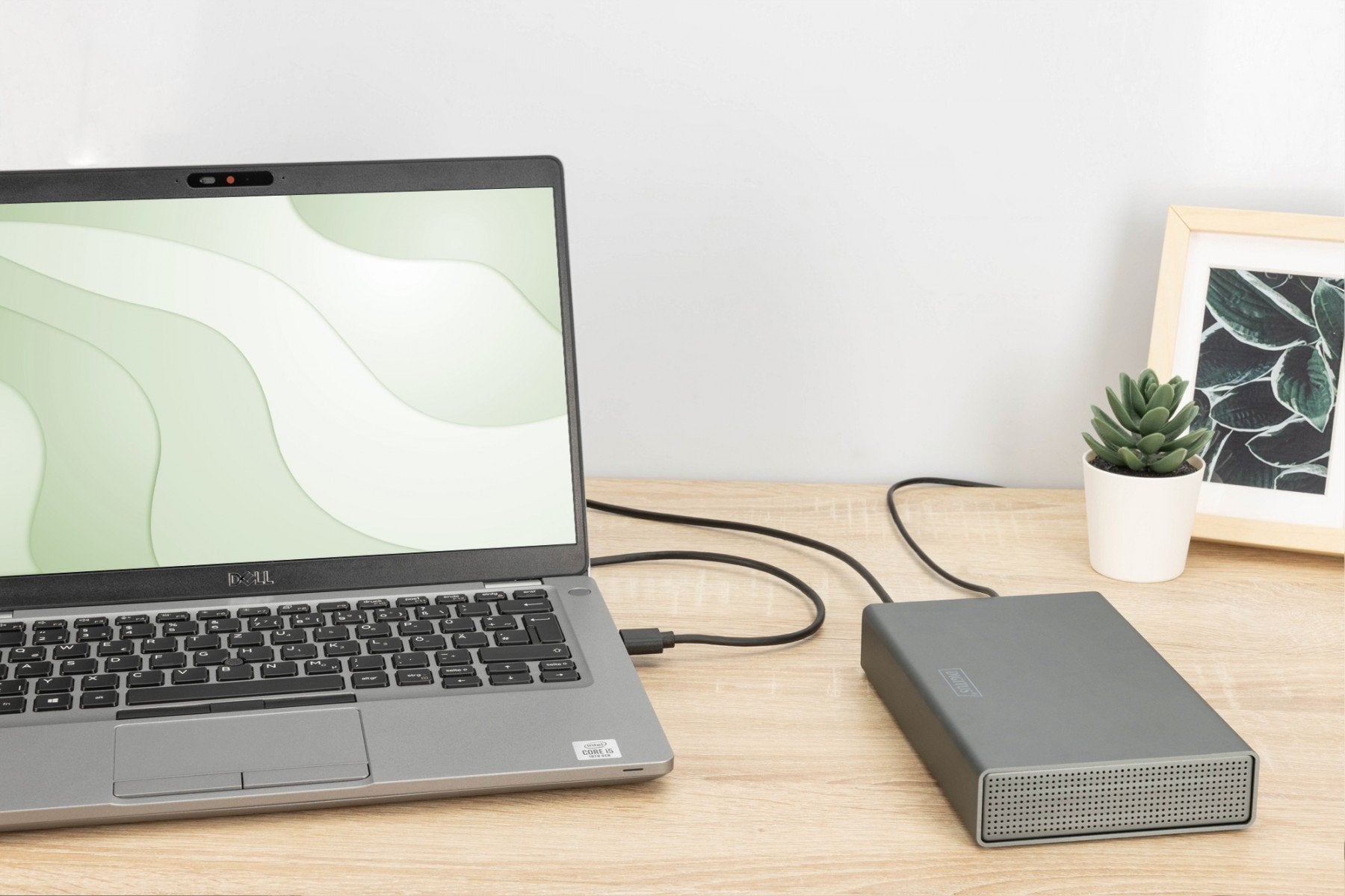 "Boîtier USB 3.0 pour SSD/HDD SATA III 3,5"" max. 16 To avec alimentation, en aluminium"