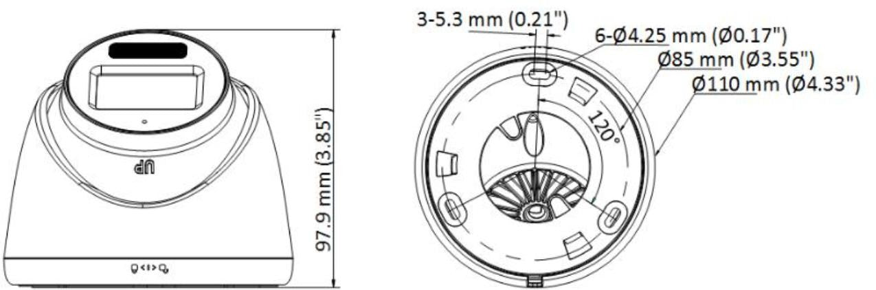 Hikvision DS-2CE78D0T-LFS(2.8mm) Caméra Turret Audio a Lumiere Hybride Intelligente 2MP Fixe