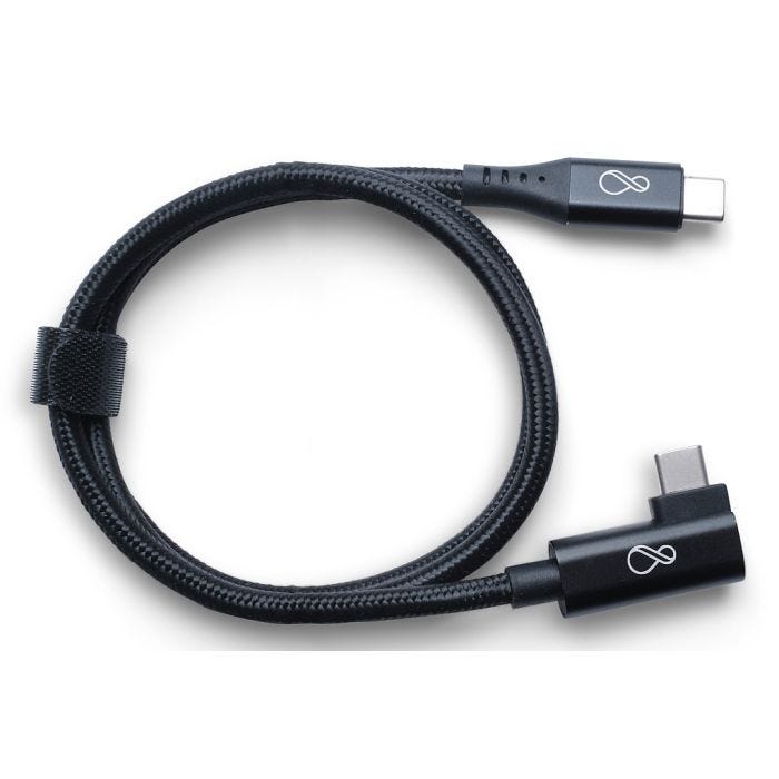 Ochno USB-C-to-C Cable Gen2 angled 0.7m black
