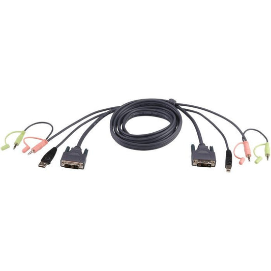 ATEN Câble KVM DVI-D USB Dual Link 1,8m