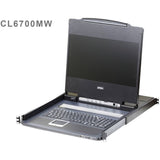 ATEN Console LCD à un seul rail (USB, HDMI / DVI / VGA)