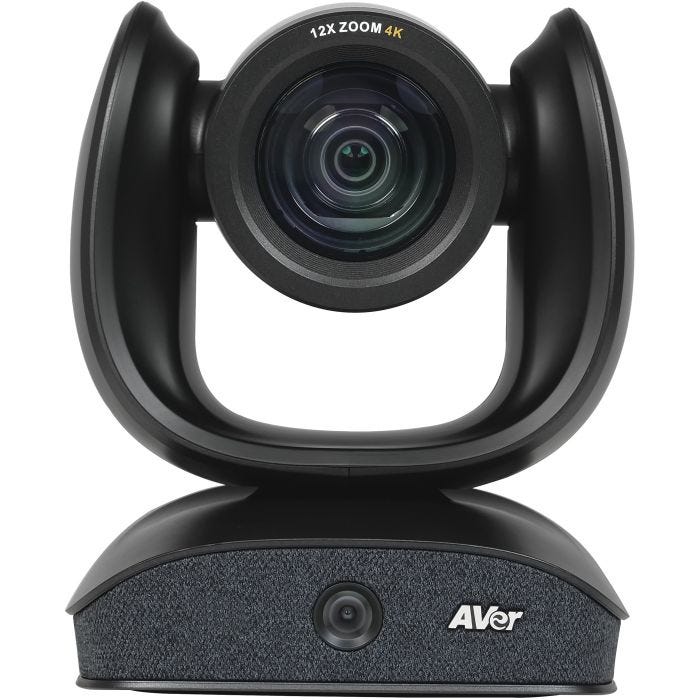 Aver PTZ Dual Camera, 4K, 12X optical, USB + HDMI + IP, Audio Tracking, Dynamic Smart Frame, Preset Framing, POE+, RS232, Audio in
