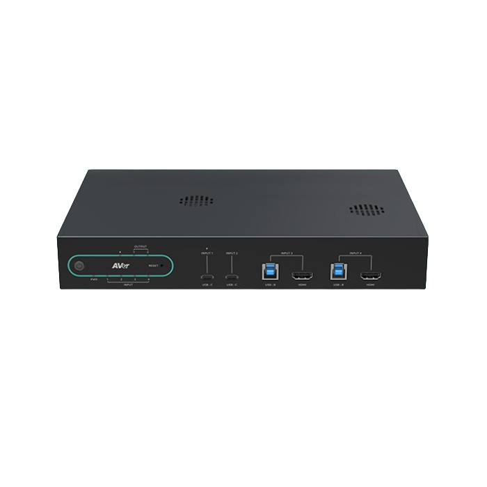 Aver Hub35 4K BYOM 5x2 USB and HDMI switch with IA functions and USB-C power deliver