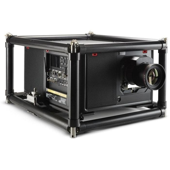 Barco 21,000 lumens, 4K UHD, 3-chip DLP Digital Large Venue Projector with GSM, WiFi