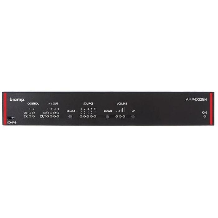 Biamp AMP-D225H Mini Amplificateur basse impédance 2x25W, sélecteur intégré, 4 contacts