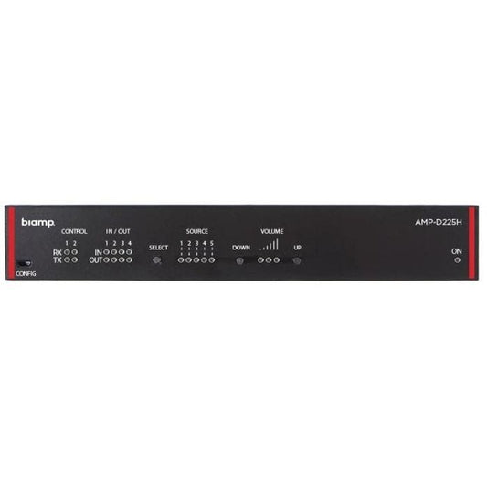 Biamp AMP-D225H Mini Amplificateur basse impédance 2x25W, sélecteur intégré, 4 contacts