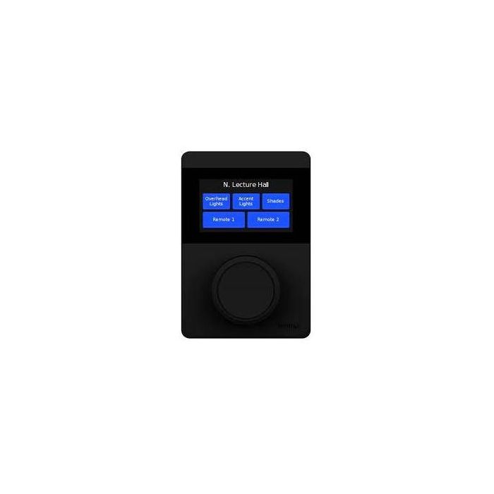 Biamp Touchenabled control pad with knob Black