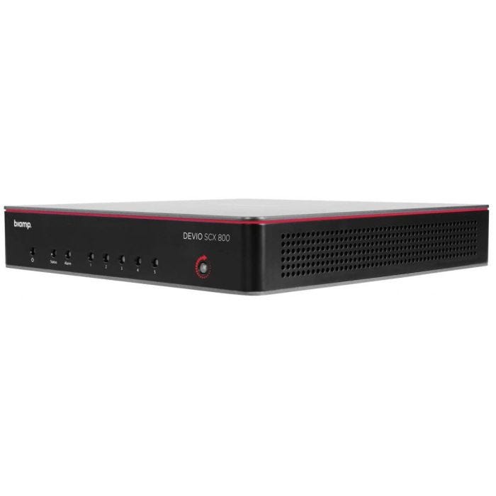 Biamp Devio SCX 800 Hub de conférence pour configuration Launch, AVB, 8 AEC