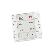 Biamp 8button control pad with Ethernet EU White