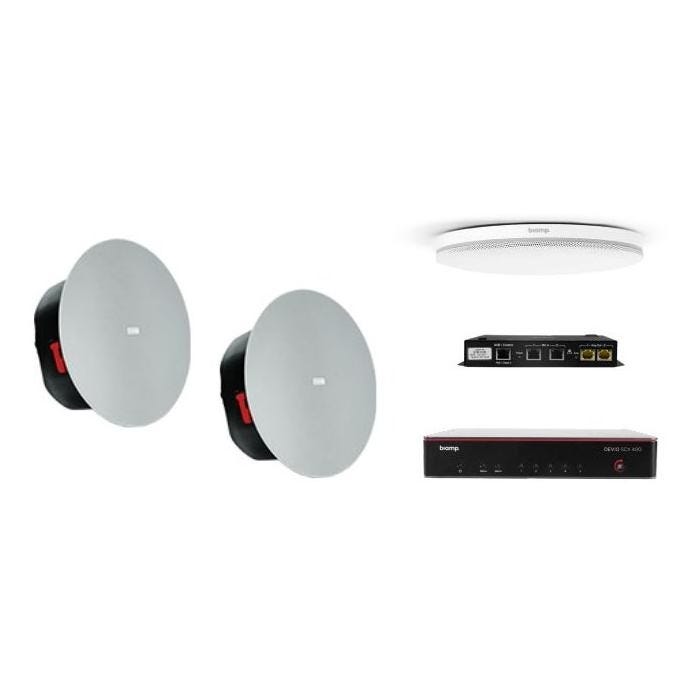 Biamp Bundle SCX400, TCM-XAWH,2*C-IC6WH Pro Audio Conferance System