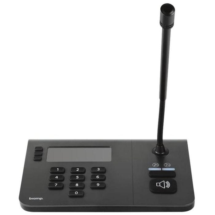 Biamp Vocia call station, 10 button cyg neck mic