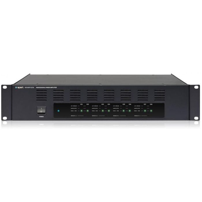 Biamp Professional 8 Channel Power Amplifier (4x 240W/100V)
