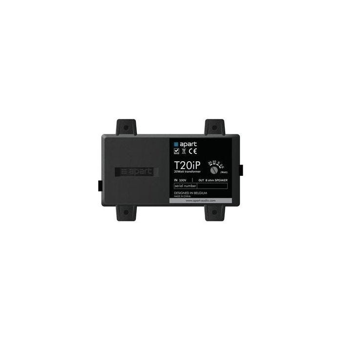 Biamp 8 ohms to 100 volt transformer with different power taps: 20 - 10 - 5 - 2.5 Watts, waterproof