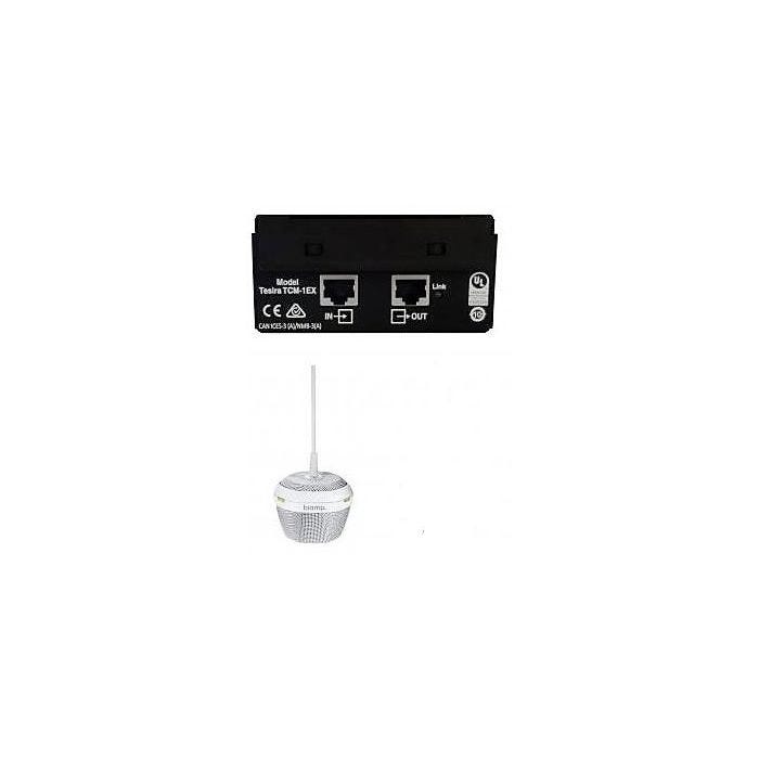 Biamp Expansion AVB ceiling microphone White